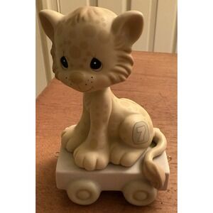 Vintage 1987 The Enesco Precious Moments Birthday Train Series #7 Leopard 109479
